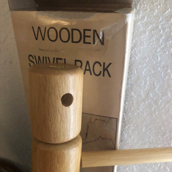 Unique Vintage Wooden Swivel Rack - Picture 9 of 13